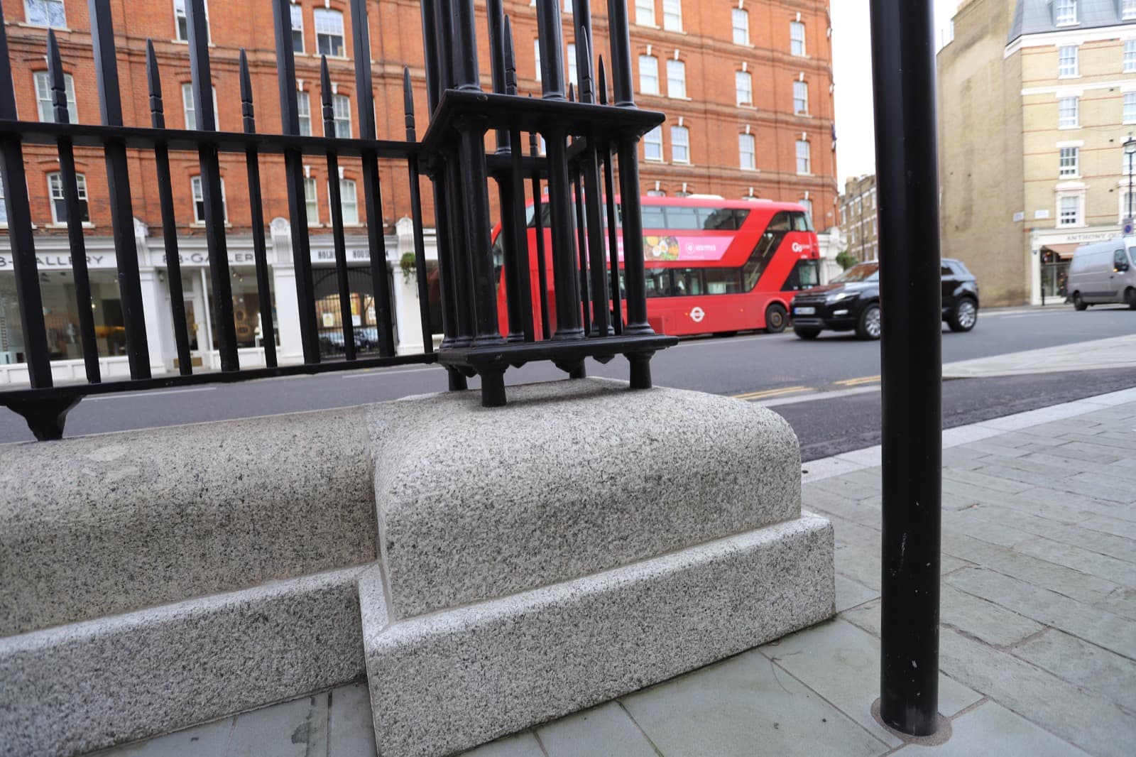 Chelsea Barracks — De Lank Cornish granite