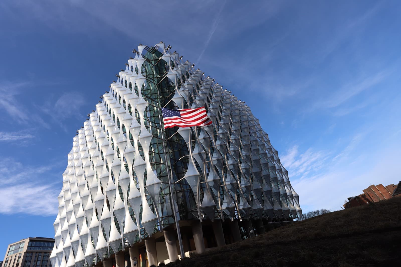 US Embassy, Nine Elms — De Lank Cornish granite