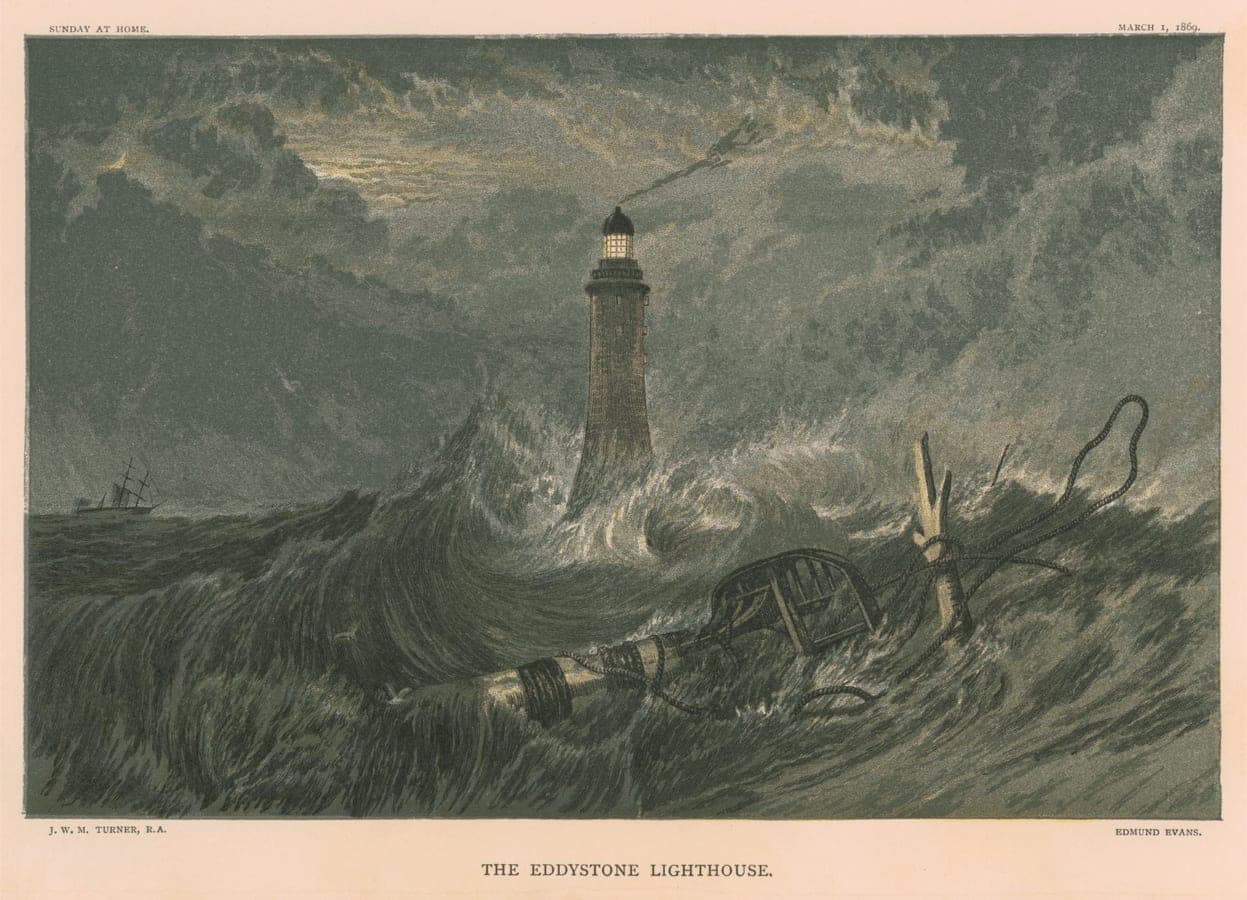 Eddystone Lighthouse — De Lank Cornish granite