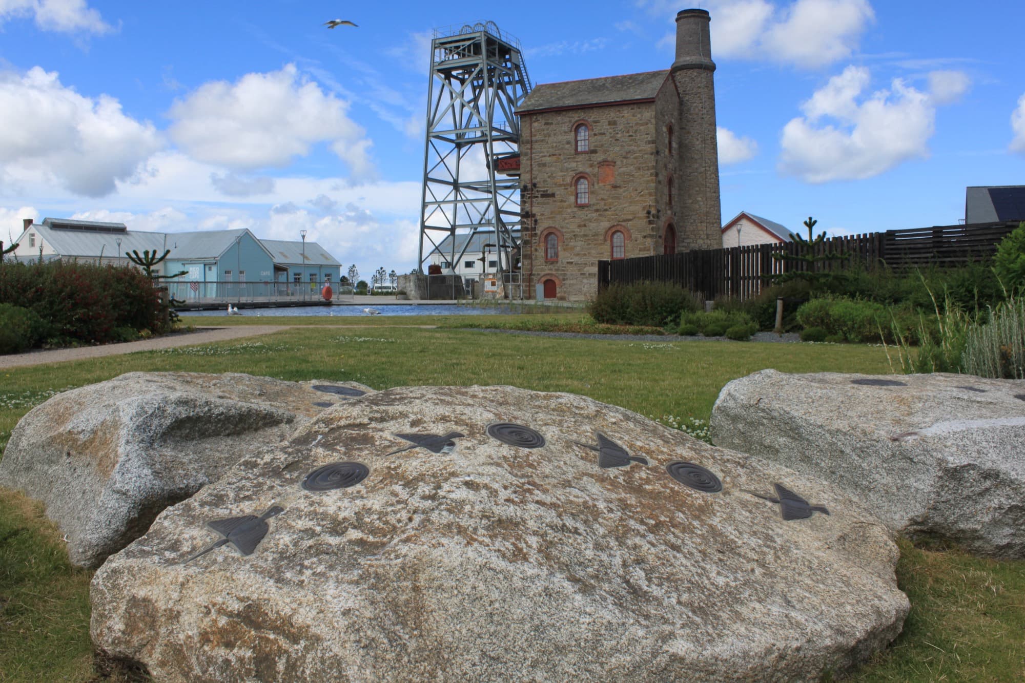 Heartlands — De Lank granite, Pool, near Redruth, Cornwall