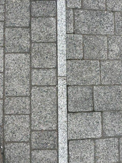 De Lank Back Edger Kerb — Cornish granite, Random lengths x 50 x 150mm
